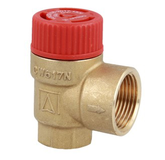 Предохранительный клапан MS 376 1/2": 1,5 бар, 50 кВт, BP 1/2" x BP 3/4"