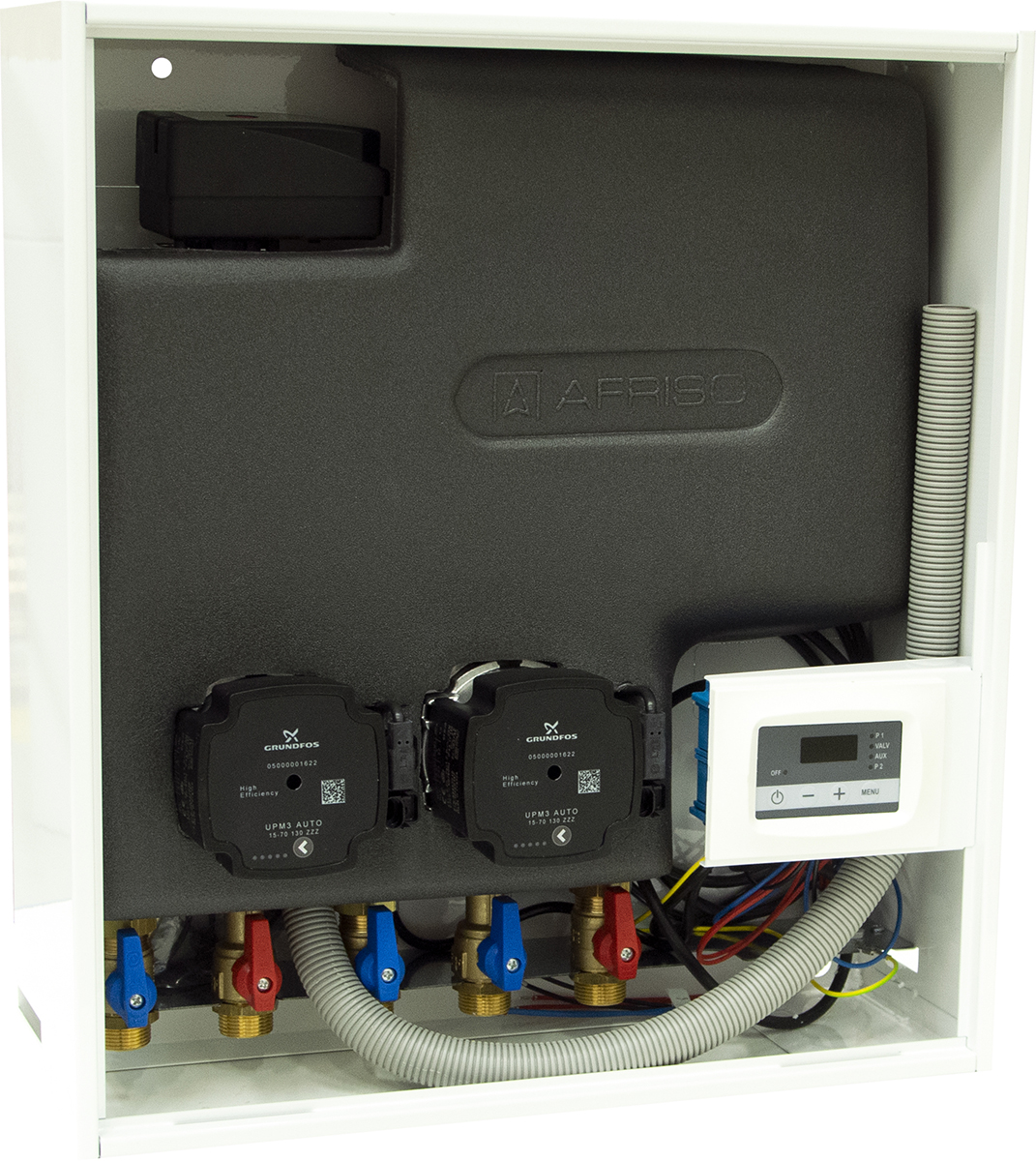 Набор для разделения PrimoBox AHB 642, 2 насоса Grundfos UPM3, термический клапан ATV (45°C), переключающий клапан AZV 643