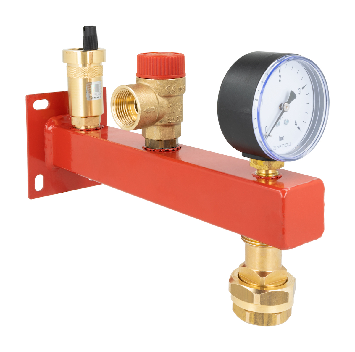 Группа безопасности котла ВSS с быстроразъемным соединением для подключения расширительного бака (до 25 л) 1,5 бар